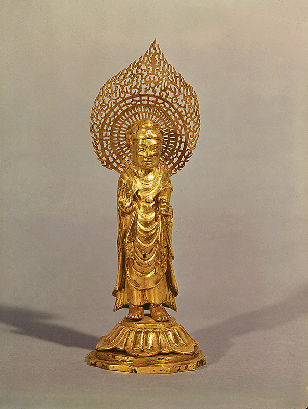 경주 구황동 금제여래입상