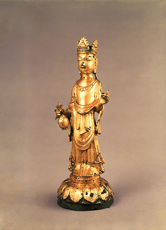 서울 삼양동 금동관음보살입상