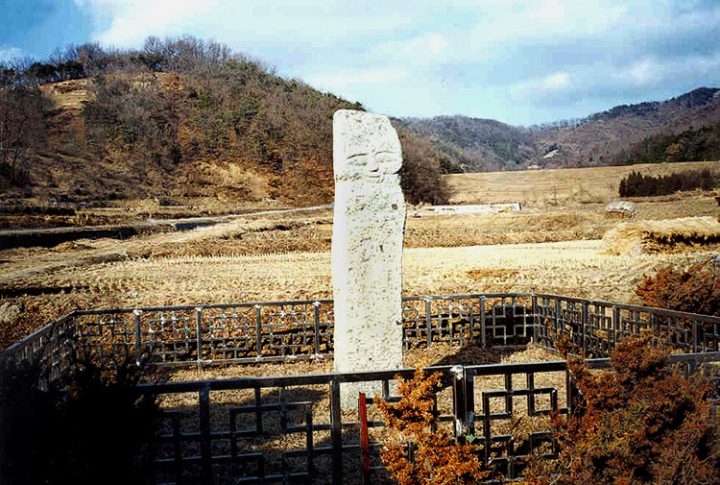 청주 순치명 석조여래입상