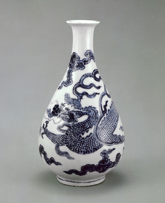 백자 청화운룡문 병(1984-1)