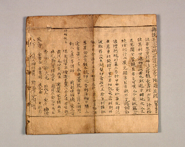 불설장수멸죄호제동자다라니경