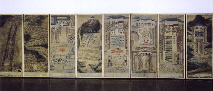 화성행행도 병풍