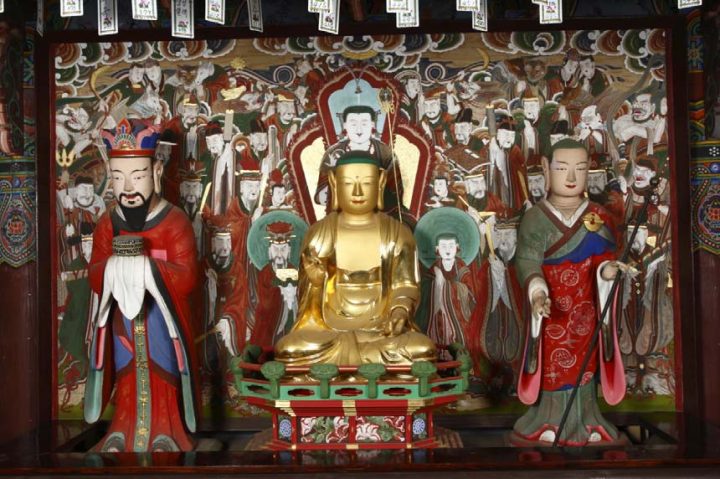 강화 전등사 목조지장보살삼존상 및 시왕상 일괄