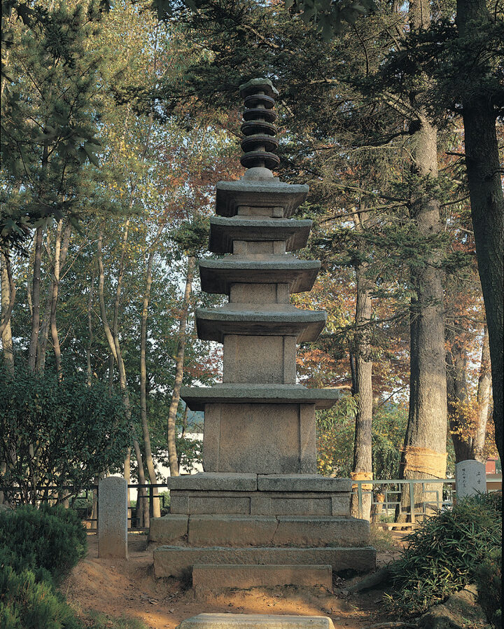 군산 발산리 오층석탑