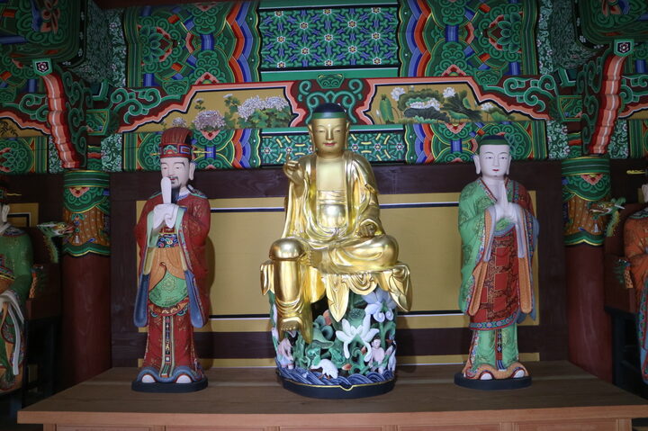목포 달성사 목조지장보살삼존상 및 시왕상 일괄