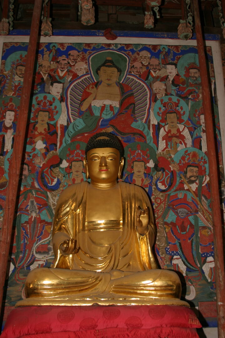 논산 쌍계사 소조석가여래삼불좌상