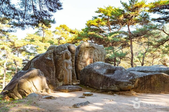 경주_경주 남산 탑곡 마애불상군 (3)