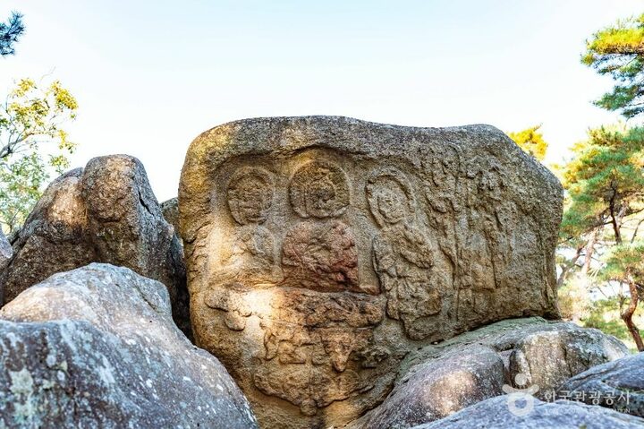 경주_경주 남산 탑곡 마애불상군 (4)