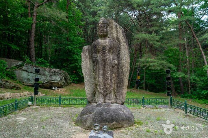 거창_거창 농산리 석조여래입상 (2)