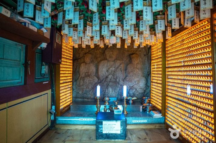 안양_삼막사 마애삼존불 (2)