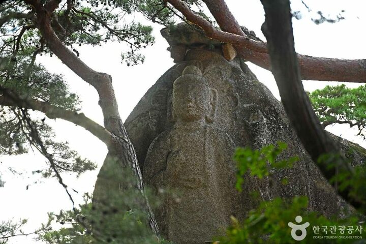 영월 무릉리 마애여래좌상 (3)
