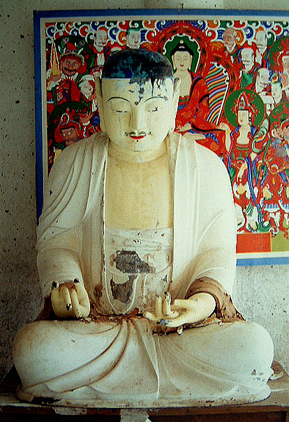 소재사목조지장보살좌상(개금전)