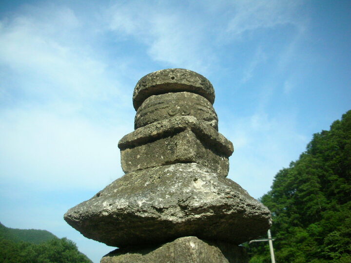 산계리삼층석탑(상륜부)
