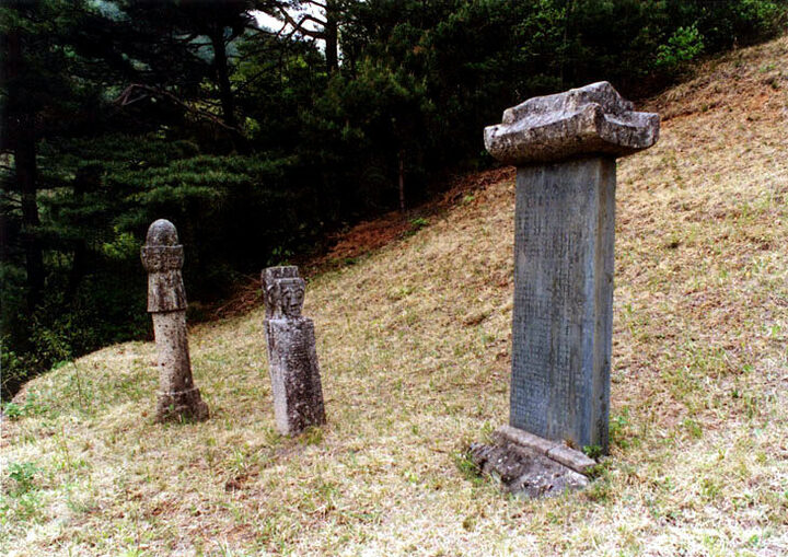 묘역내석물(묘갈,문인석,망주석)