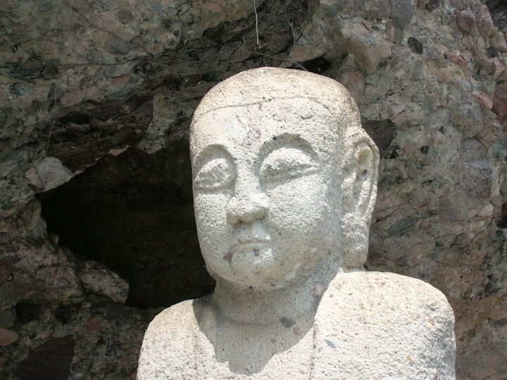 연동사지지장보살입상 안면부