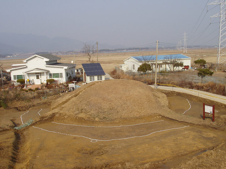 발굴조사시 전경