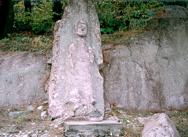 경주벽도산석불입상