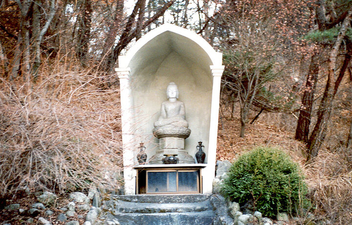 영주상망동석불좌상