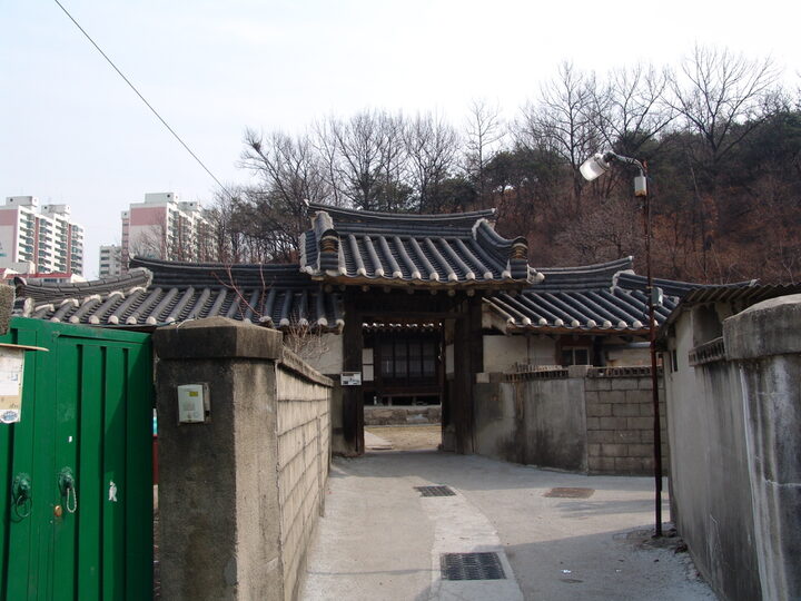 영주 유연당 대문채 정면