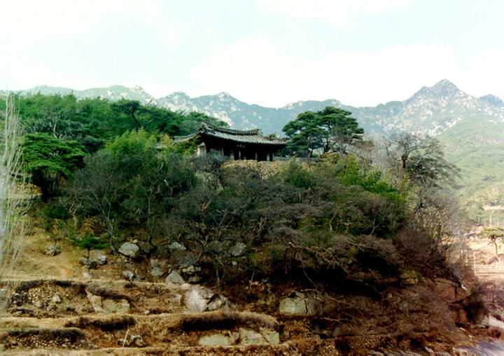 문암정전경