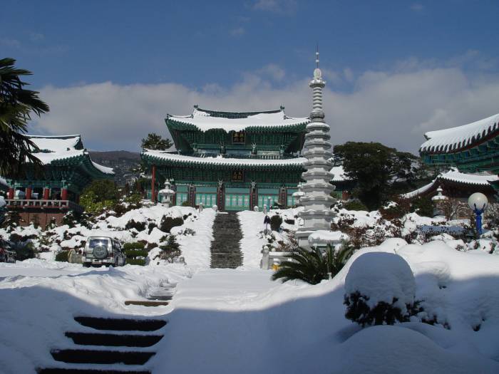 대적광전 설경