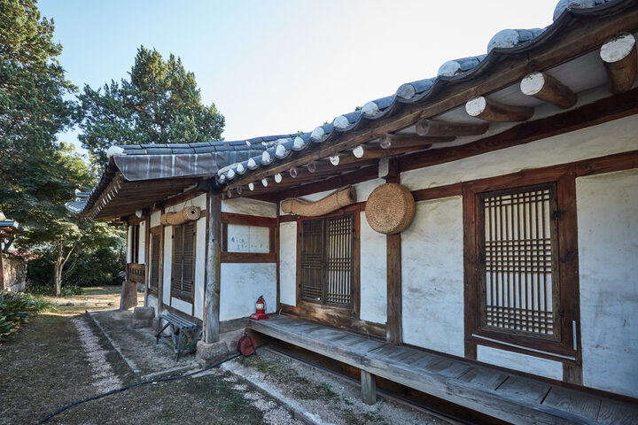 문화재자료서계박세당 사랑채_배면