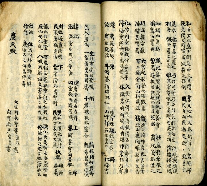 각전상량문 소장자 촬영