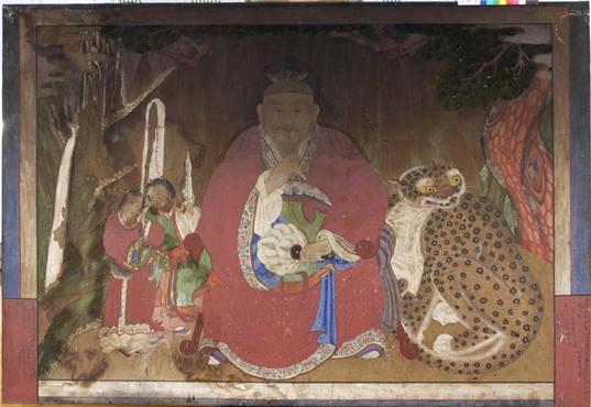 연화사 산신도