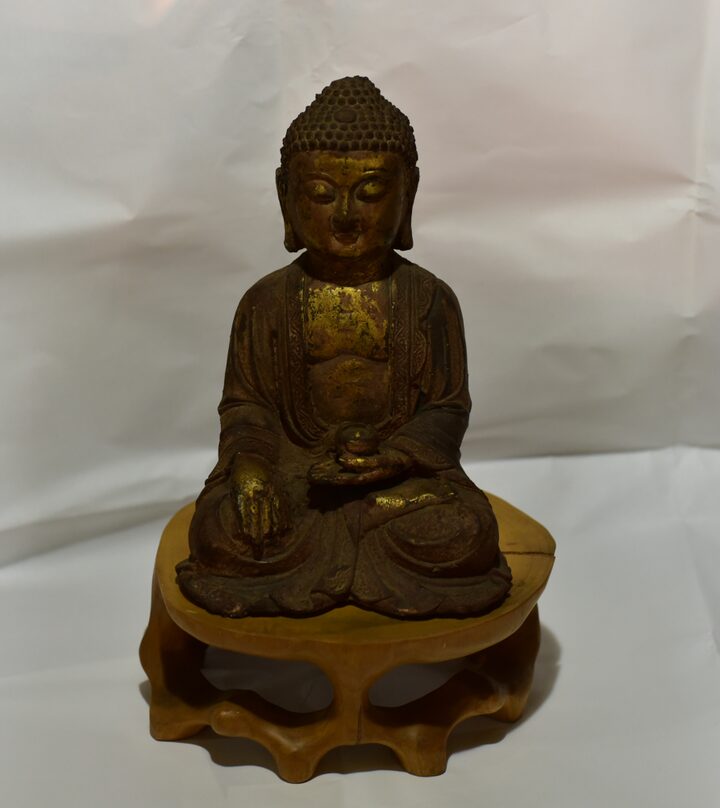 문화재자료 용수사 철조여래좌상(서구청 촬영)
