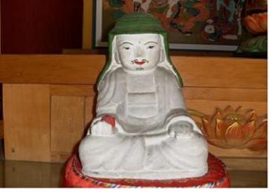 평택 약사사 석조지장보살좌상 정면