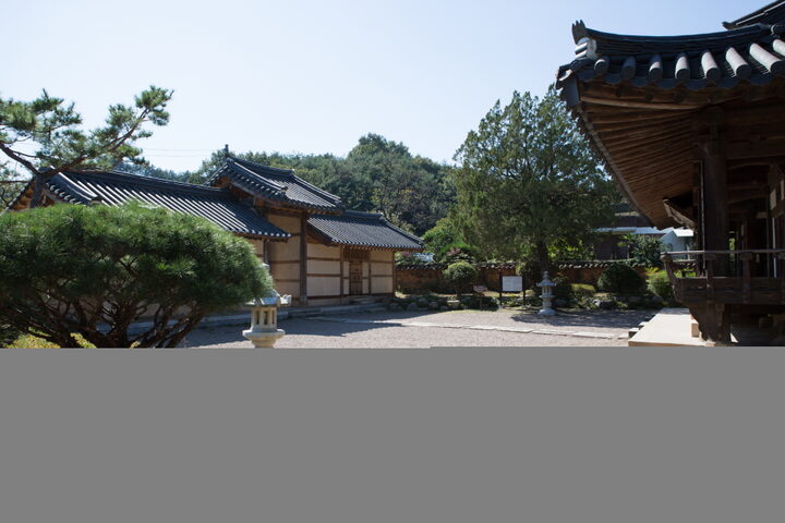 산청 사양정사_마당전경 (촬영년도 : 2015년)