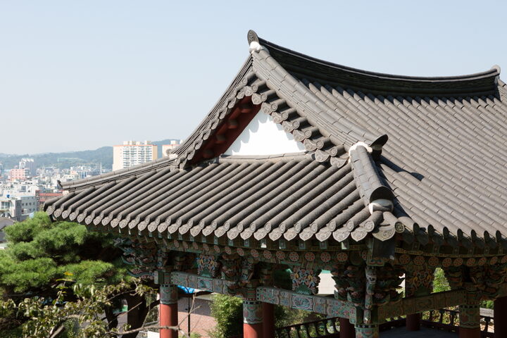 진주 비봉루_팔작지붕 (촬영년도 : 2015년)