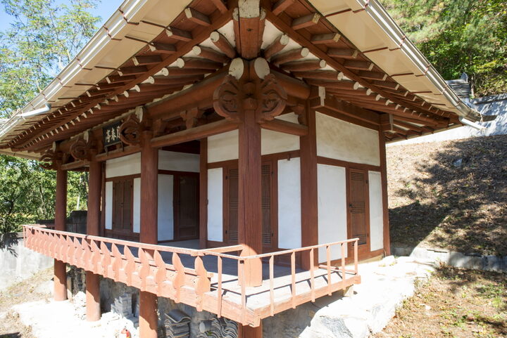 영주 신천리 월춘정_측면 (촬영년도 : 2015년)