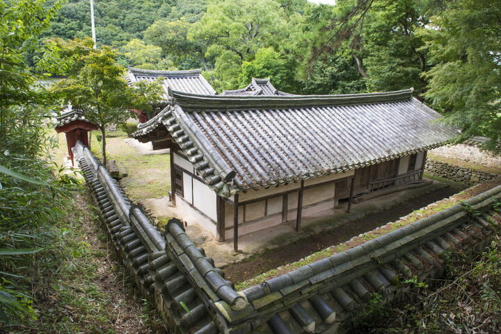 도잠서원_언덕에서 내려다 본 서원 (촬영년도 : 2015년)