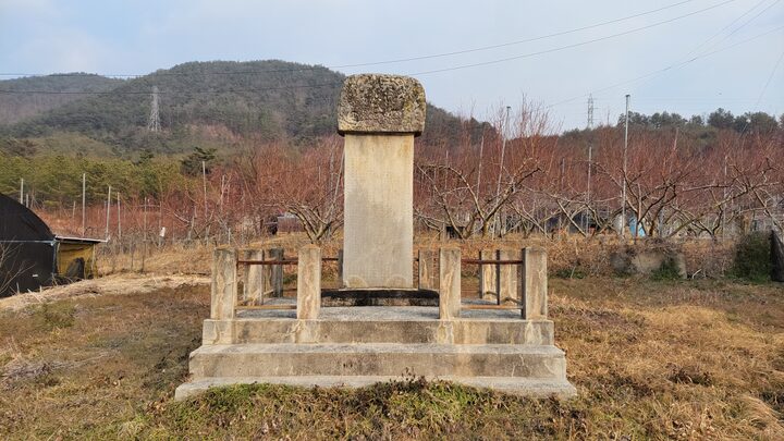 청죽 성람 묘갈