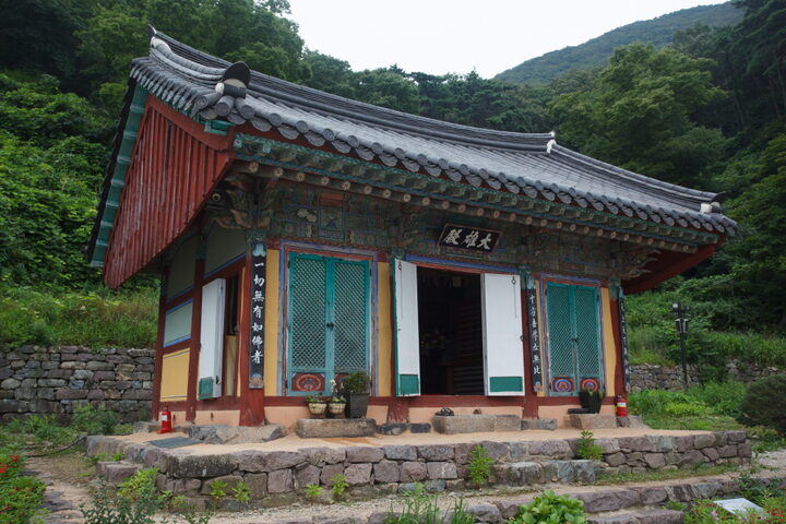 상원사대웅전_좌측면 (촬영년도 : 2015년)