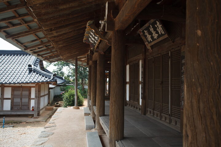 고창 화동서원 정모재_툇간과 기둥 (촬영년도 : 2015년)