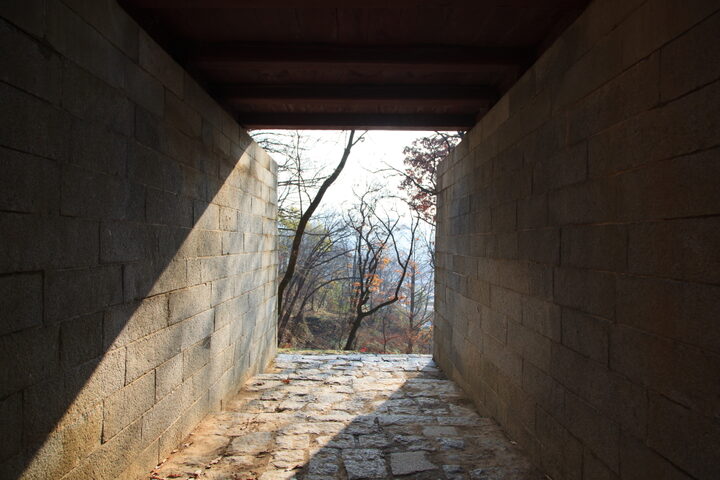 공산성진남루_통로 (촬영년도 : 2015년)