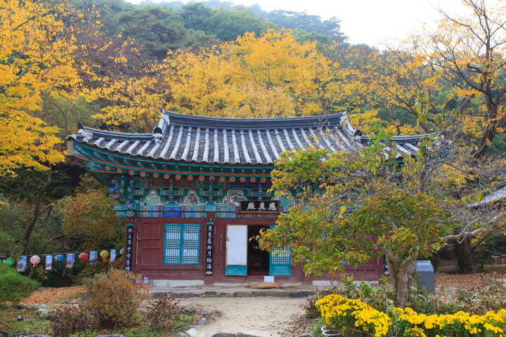 마곡사응진전_정면 (촬영년도 : 2015년)