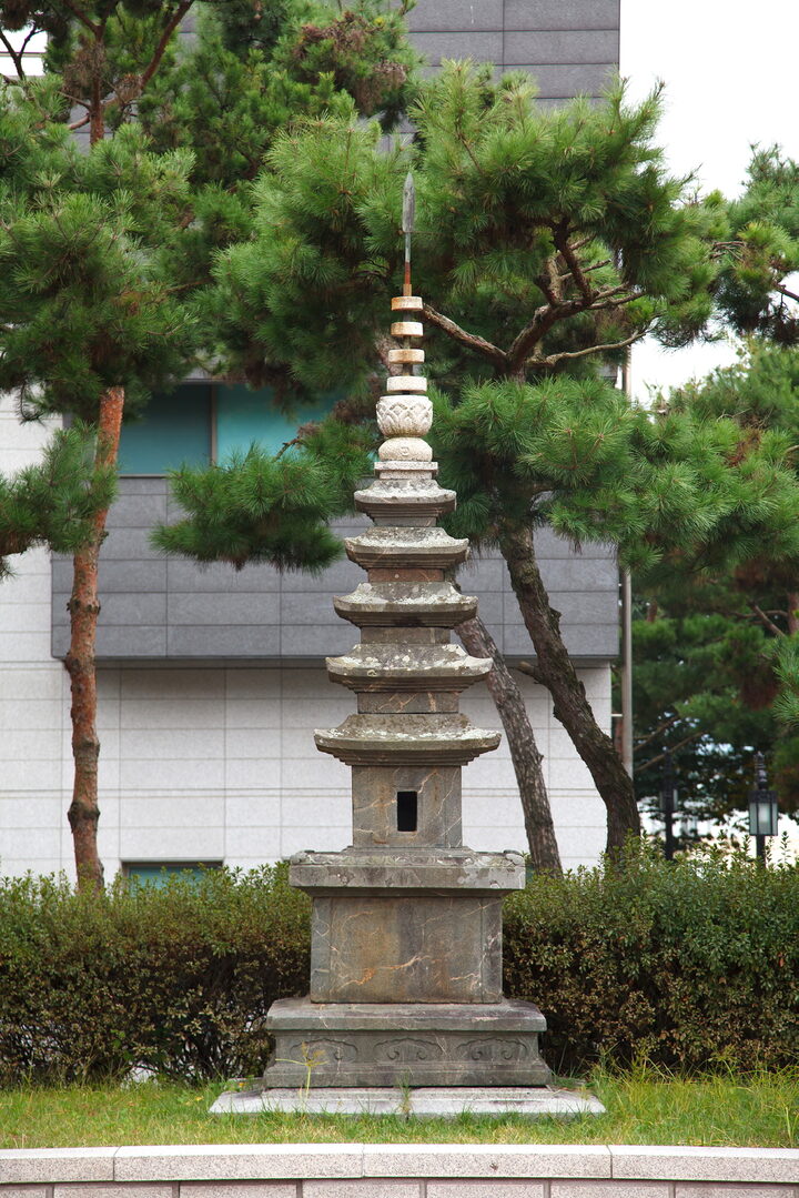 동사리석탑_정면 (촬영년도 : 2015년)