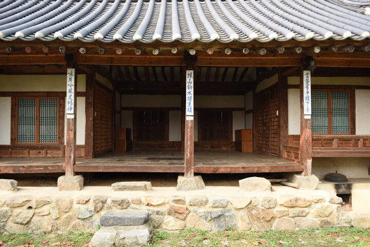 옥천 백운리 고가_사랑채 전경 (촬영년도 : 2015년)