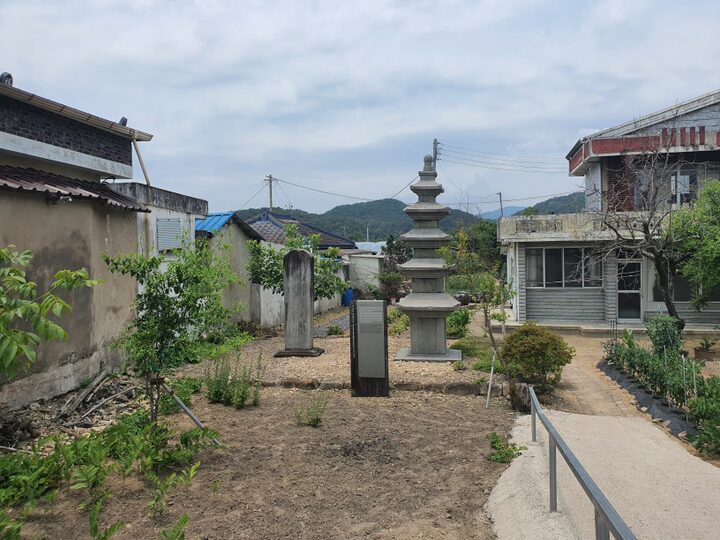 장성 수산리 오층석탑