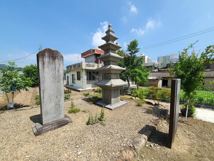 장성 수산리 오층석탑