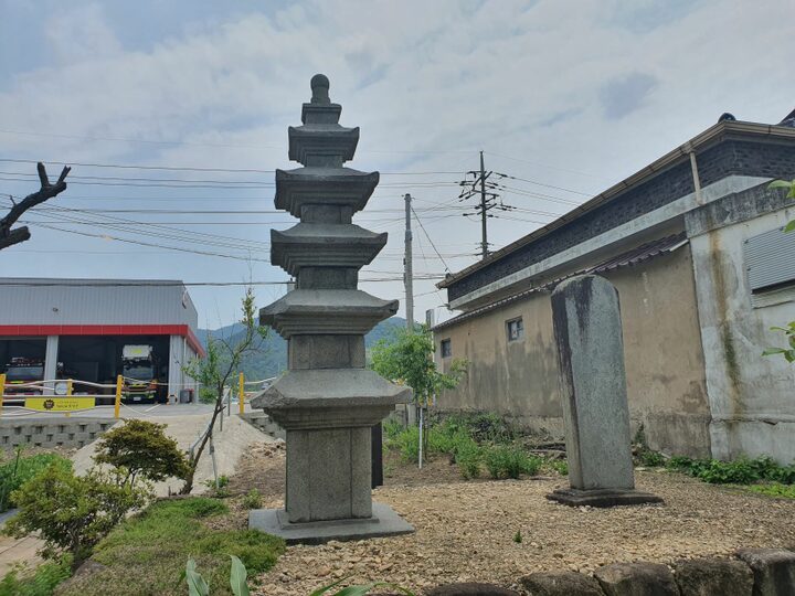 장성 수산리 오층석탑