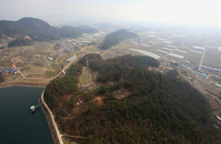 장성 진원성 전경