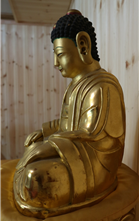 산청화림사석조여래좌상