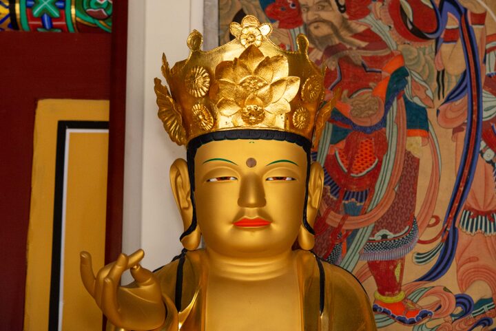 서천영수암목조보살좌상(사진)_세부 (촬영년도_2024년)