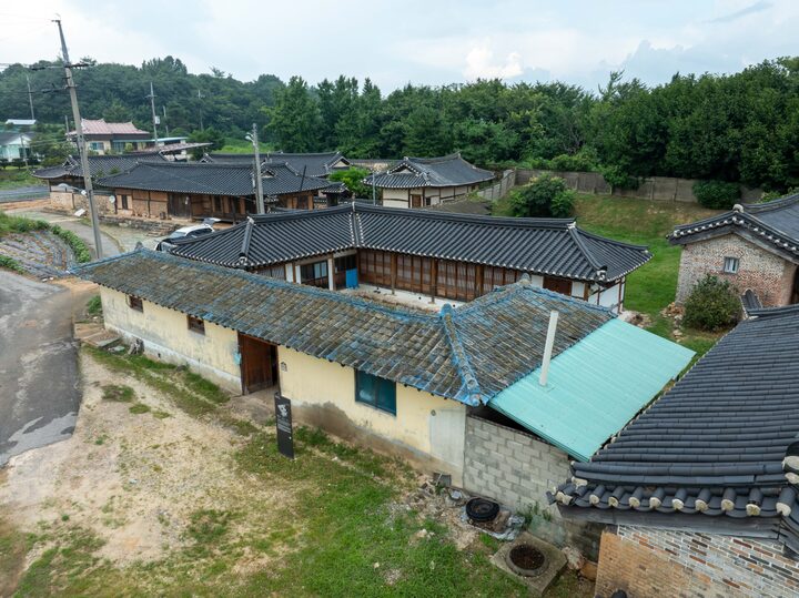 아산 박우현가옥(항공사진)_전경(항공) (촬영년도_2024년)