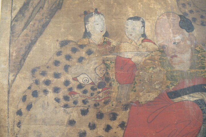 금산사산신도
