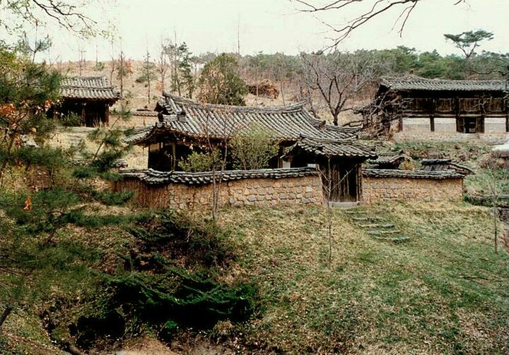작산정사및가창재사전경